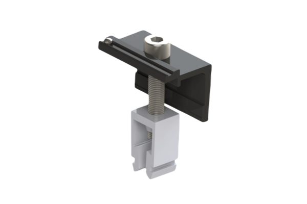 Alumero Abschlussklemme Click mit Pin schwarz 30-42mm